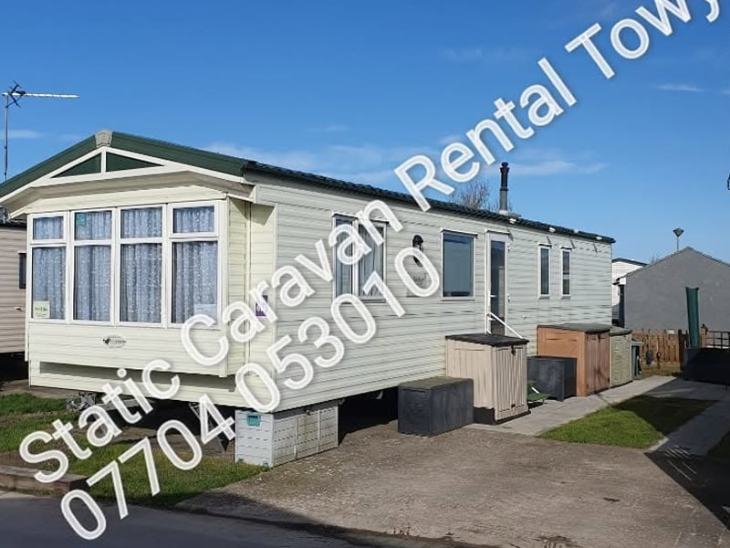 Static caravan rental at Golden Gate Towyn